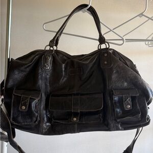 Bed Stu Exile Weekender Bag - Leather Travel Duffel